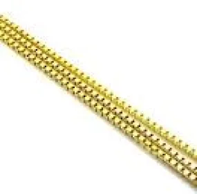 10K Yellow Gold 18" Light Weight Box Link Chain