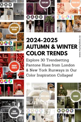 2024-2025 Autumn and Winter Fashion Colors