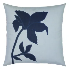 22" Square Elaine Smith Pillow  Botanica Lily