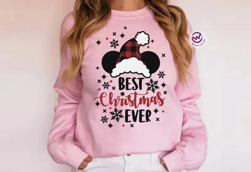 Adult Customized Hoodie - Christmas -Pink