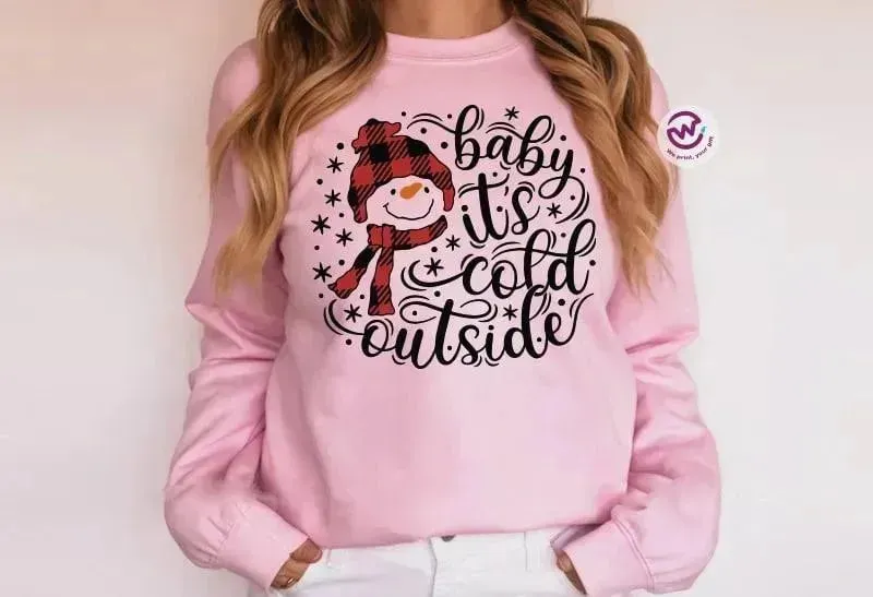 Adult Customized Hoodie - Christmas -Pink