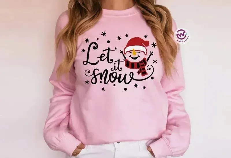 Adult Customized Hoodie - Christmas -Pink