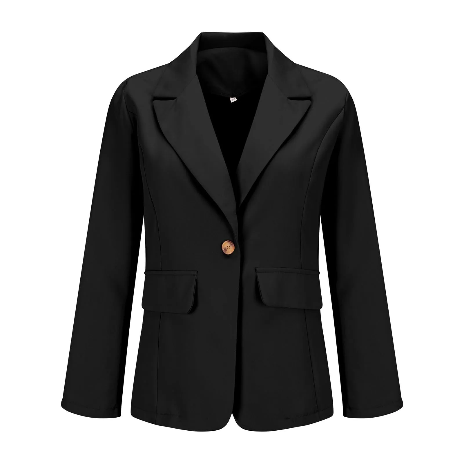 Amazon haul Womens Clothing Womens Work Jacket Blazers for Women 2025 Trendy Business Casual Jackets Long Sleeve Open Front Cardigan Work Suit Fall Fashion Blazer Blazers for Women Black XL