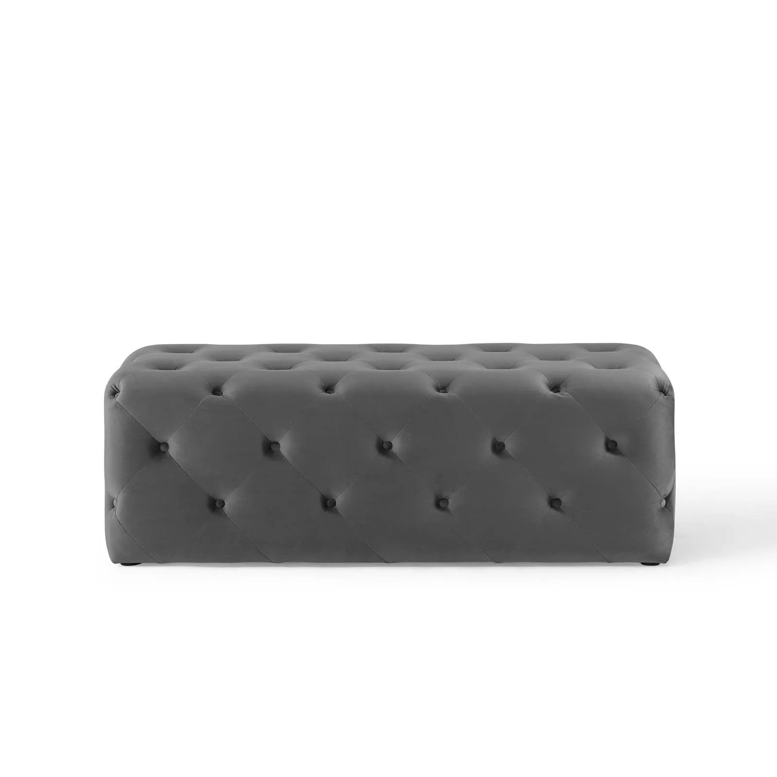 Amour 48" Tufted Button Entryway Performance Velvet Bench