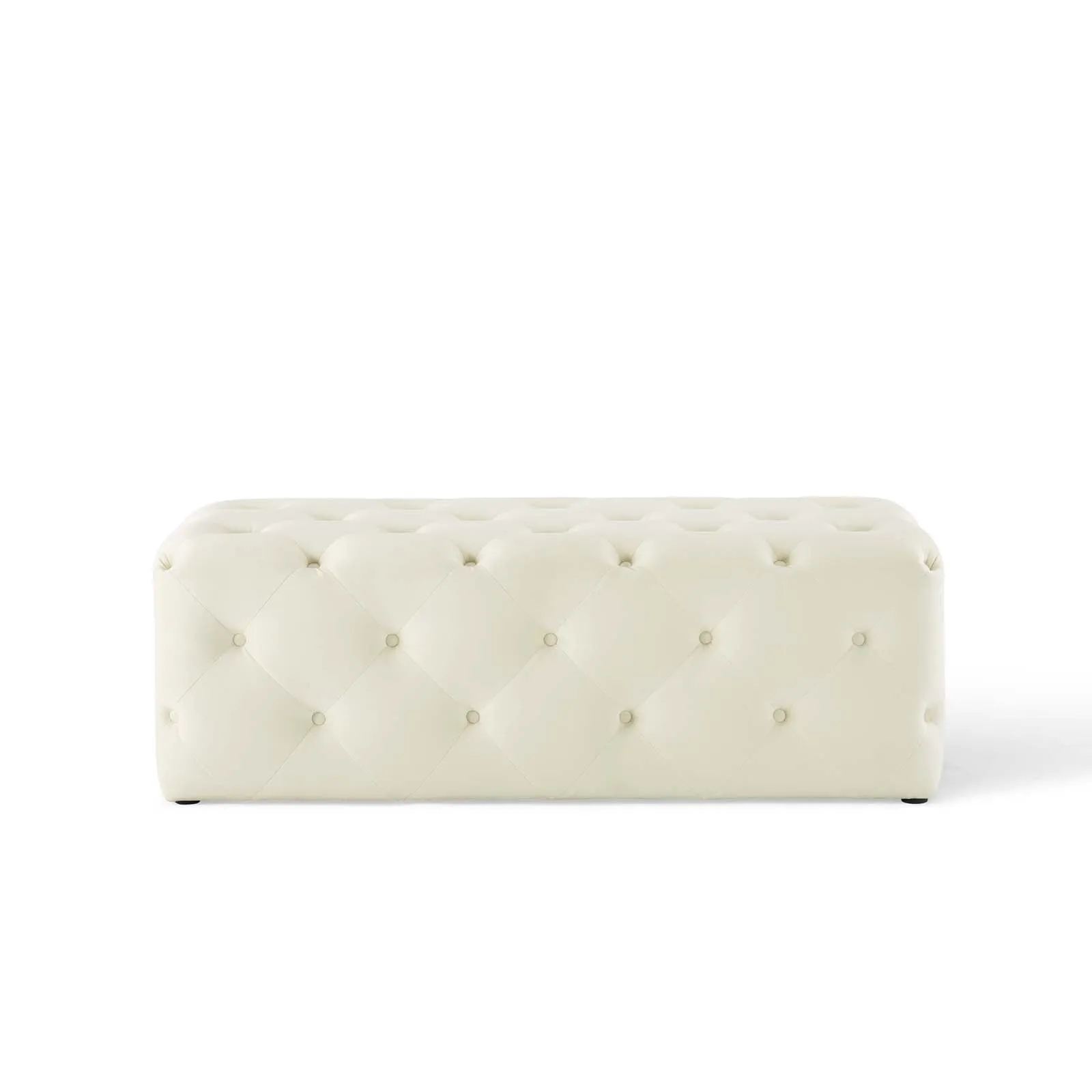 Amour 48" Tufted Button Entryway Performance Velvet Bench