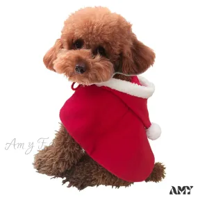 Amy Fashion - Christmas Pet Cat Winter Cloak