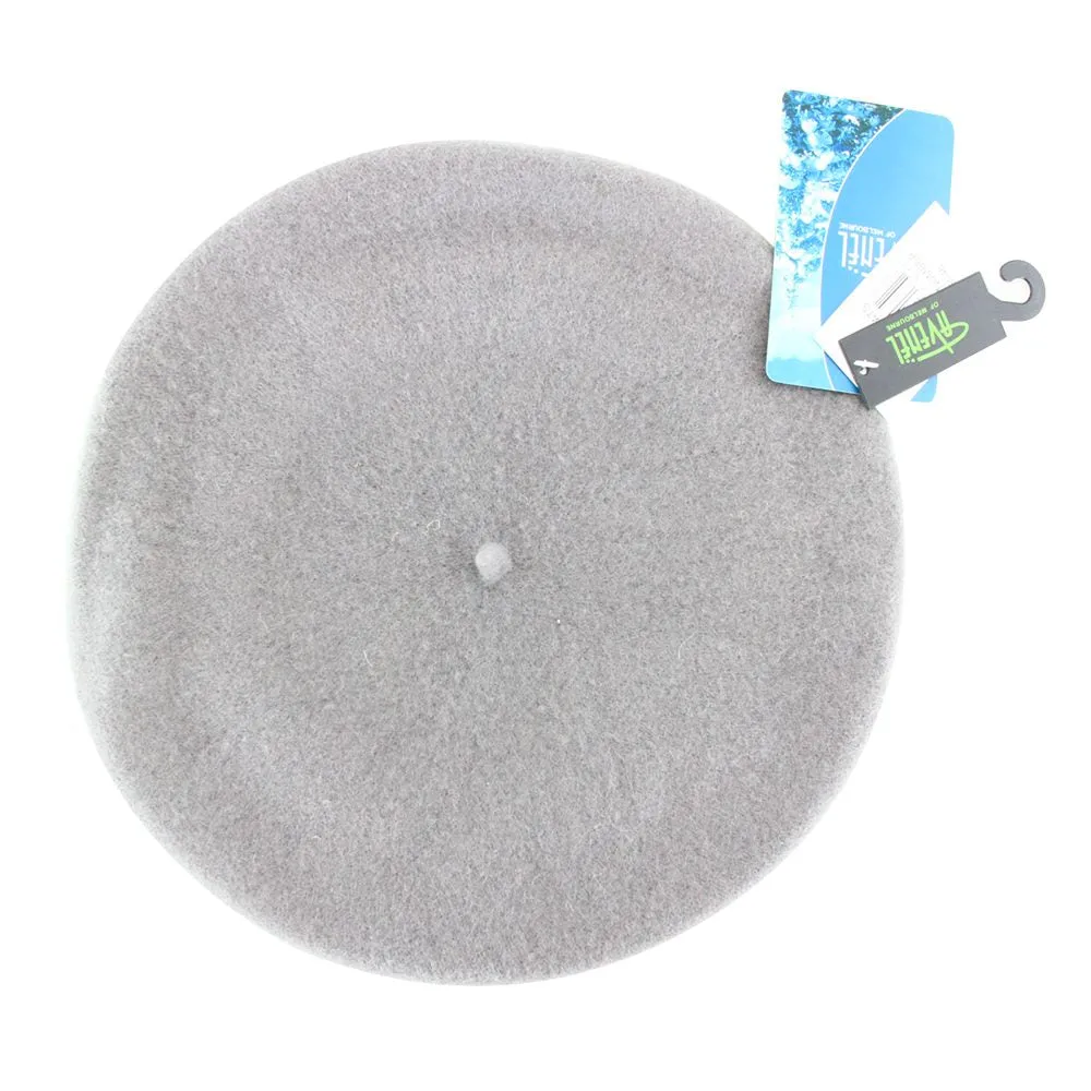 Avenel Of Melbourne Wool Beret - Grey