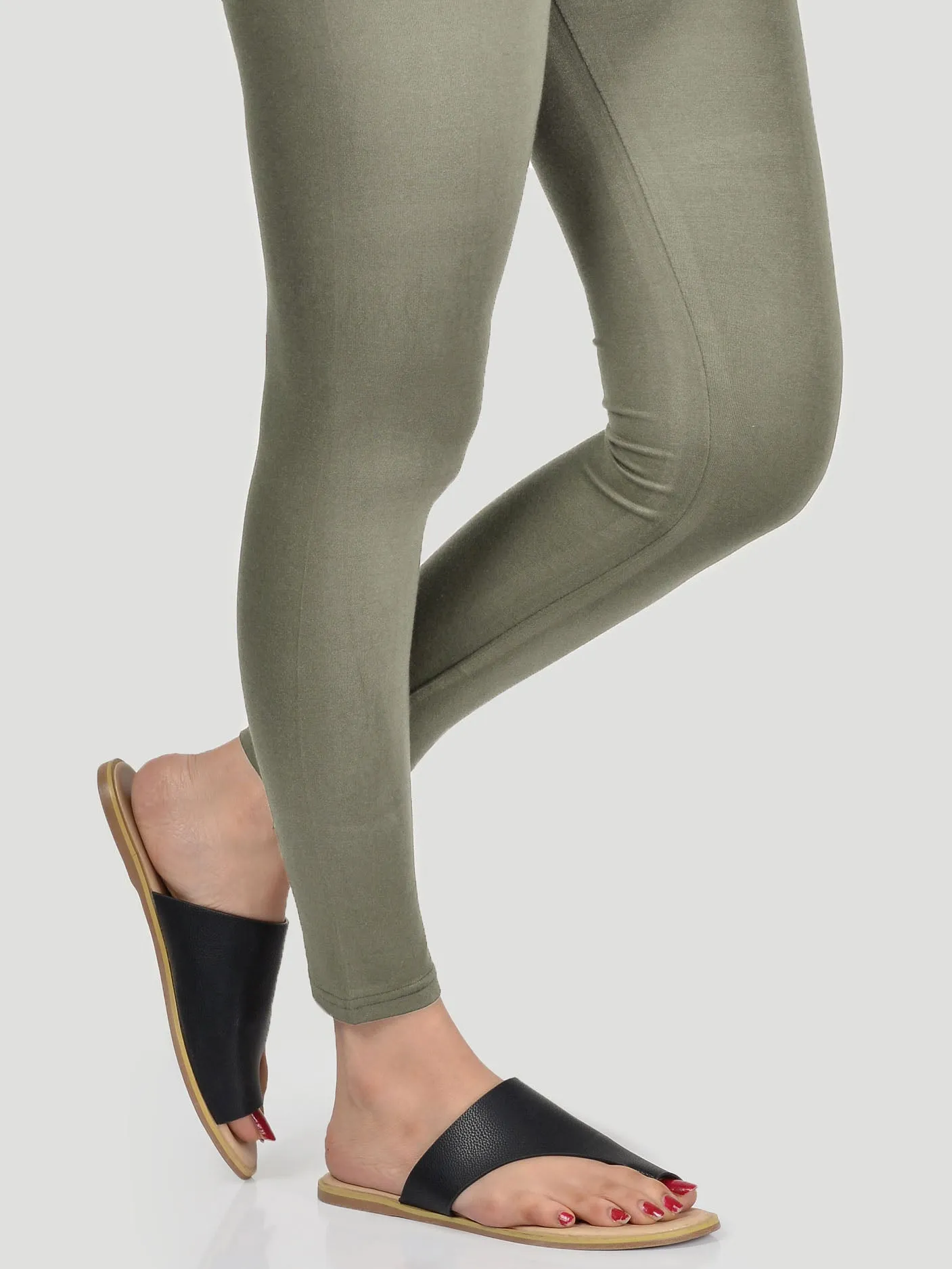 Basic Tights - Olive Green