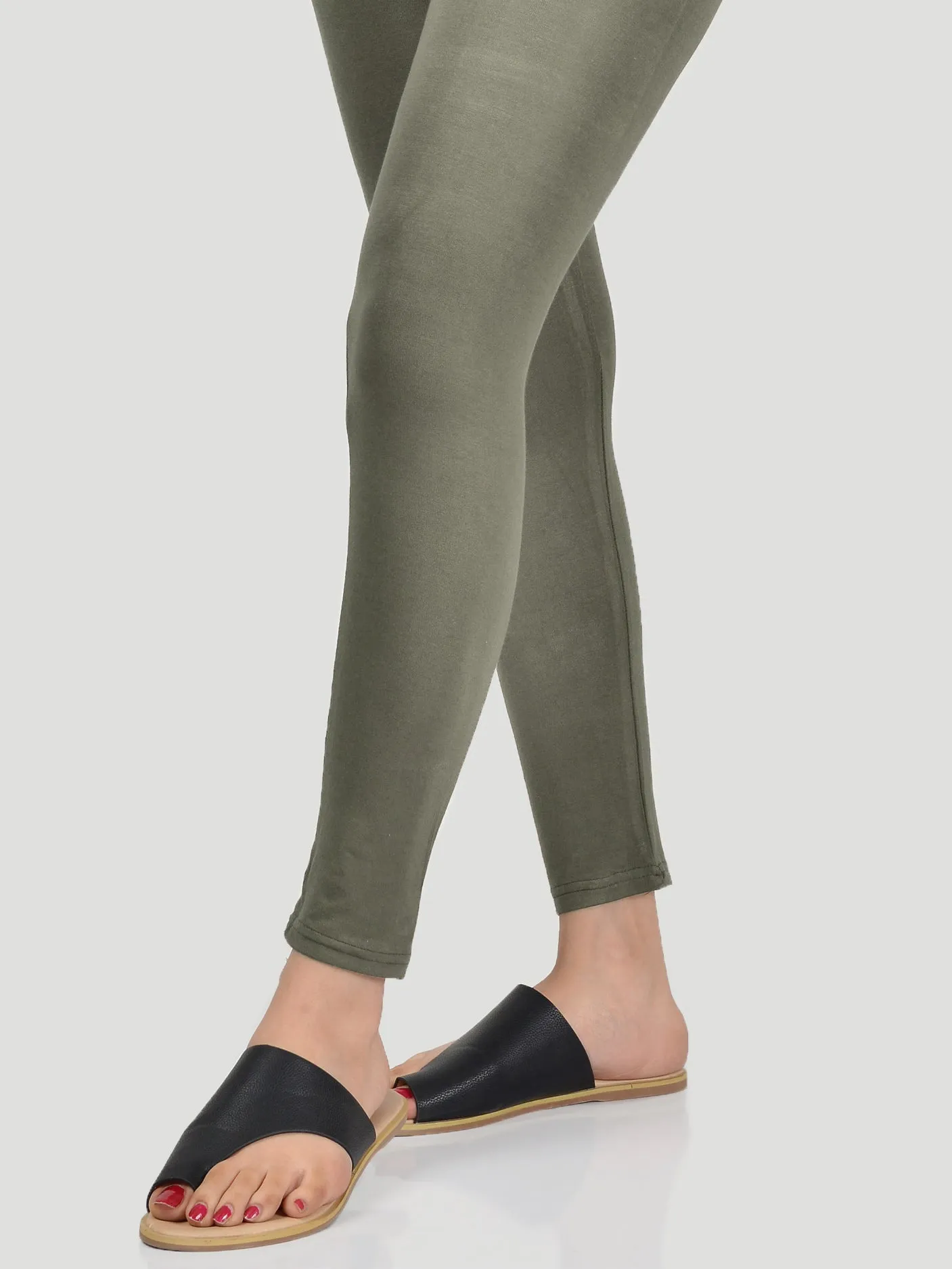 Basic Tights - Olive Green