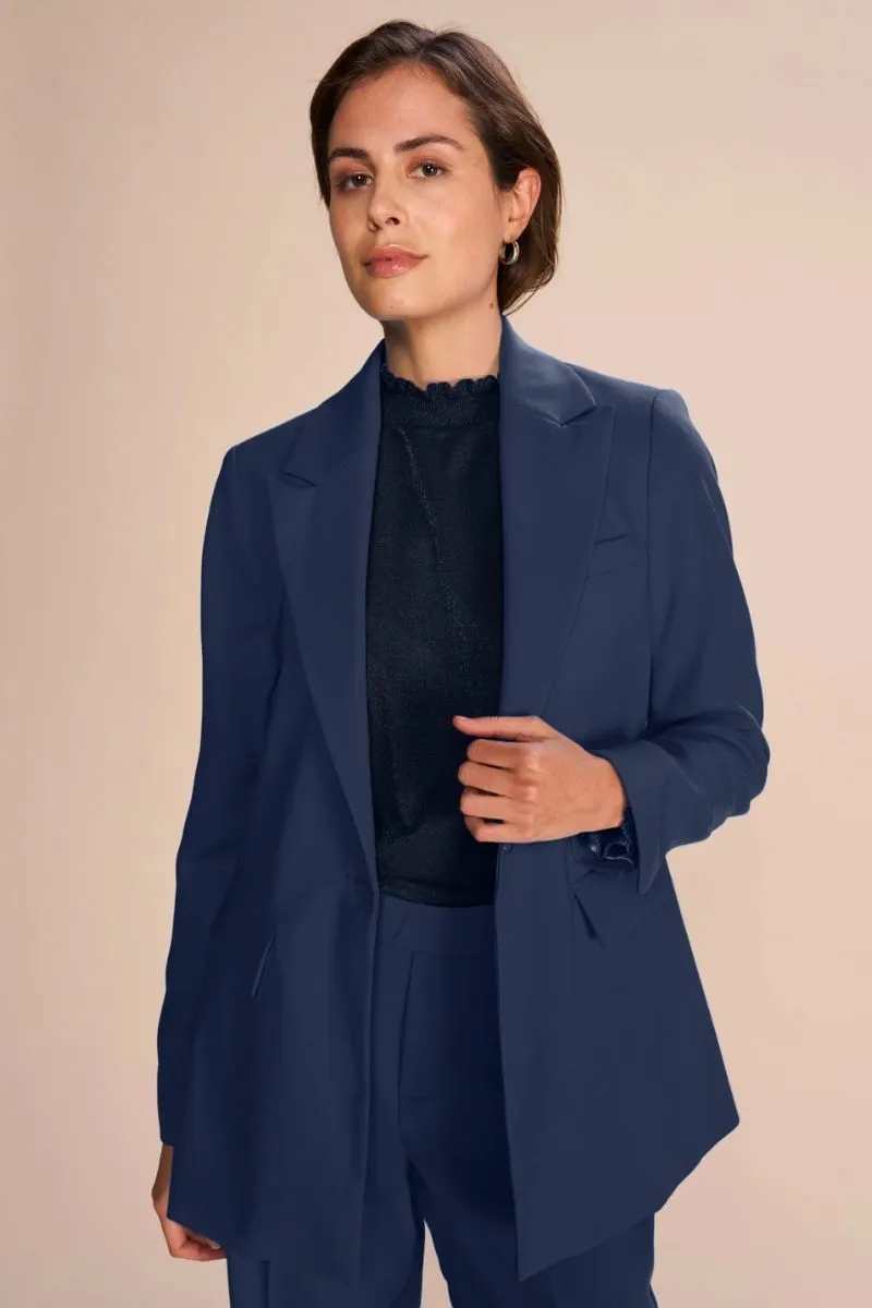 Bine Leia Blazer | Pageant Blue | Blazer fra Mos Mosh