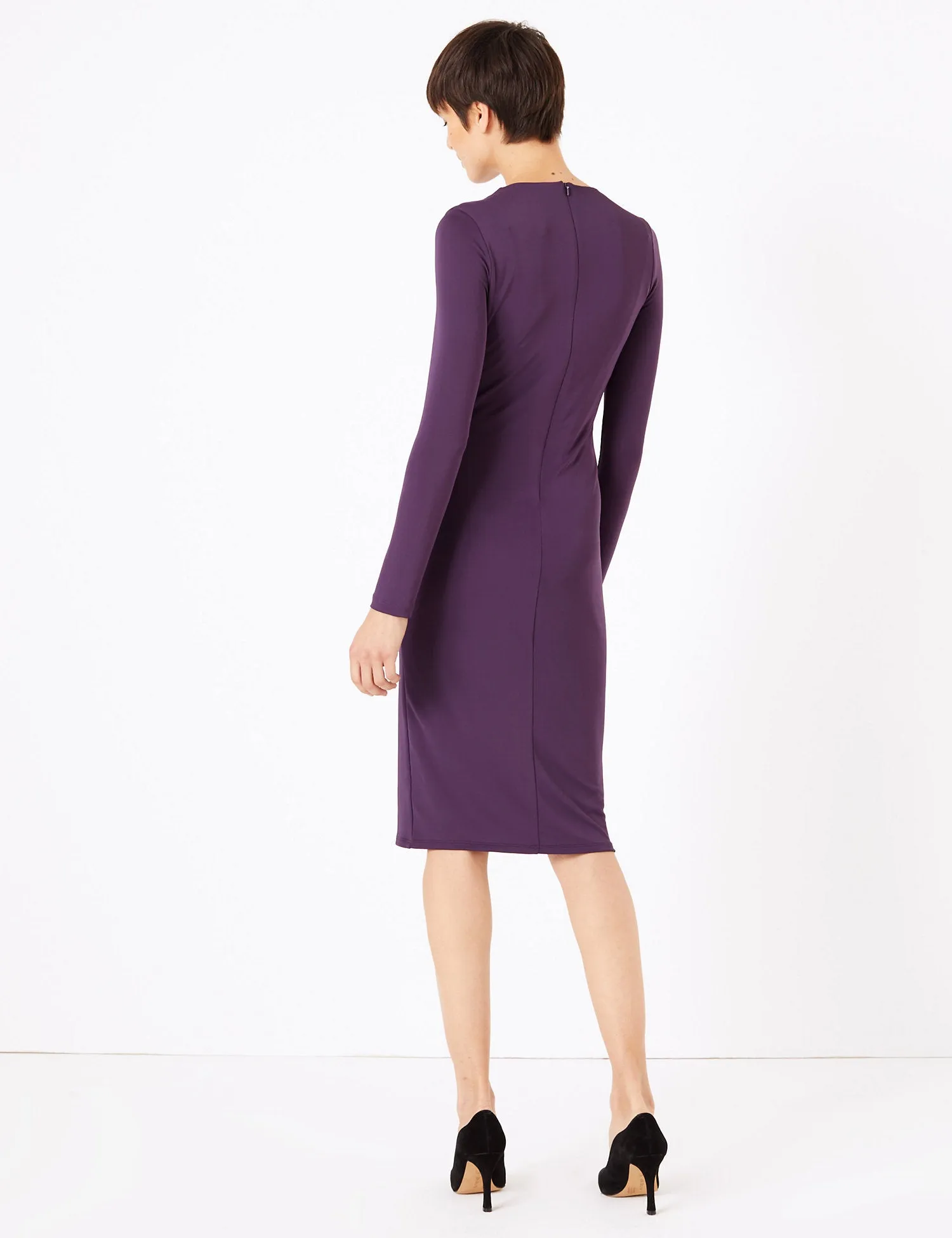 Bodycon Jersey Midi Dress