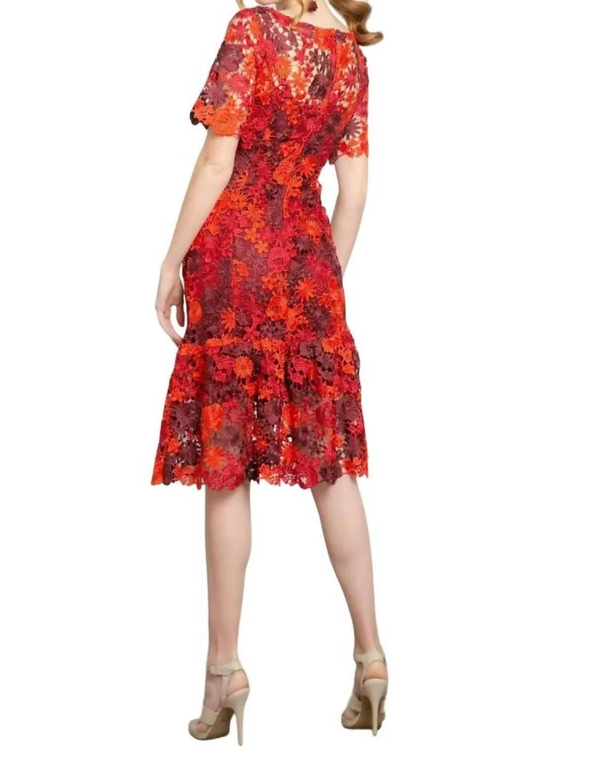 Brigitte Embroidered Midi Dress