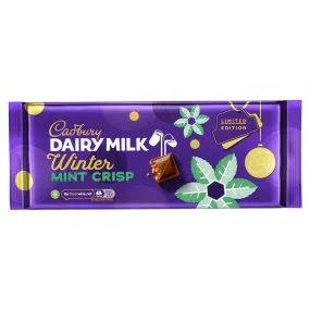 C'bury Dairy Milk Winter Mint Crisp Chocolate Bar 360g