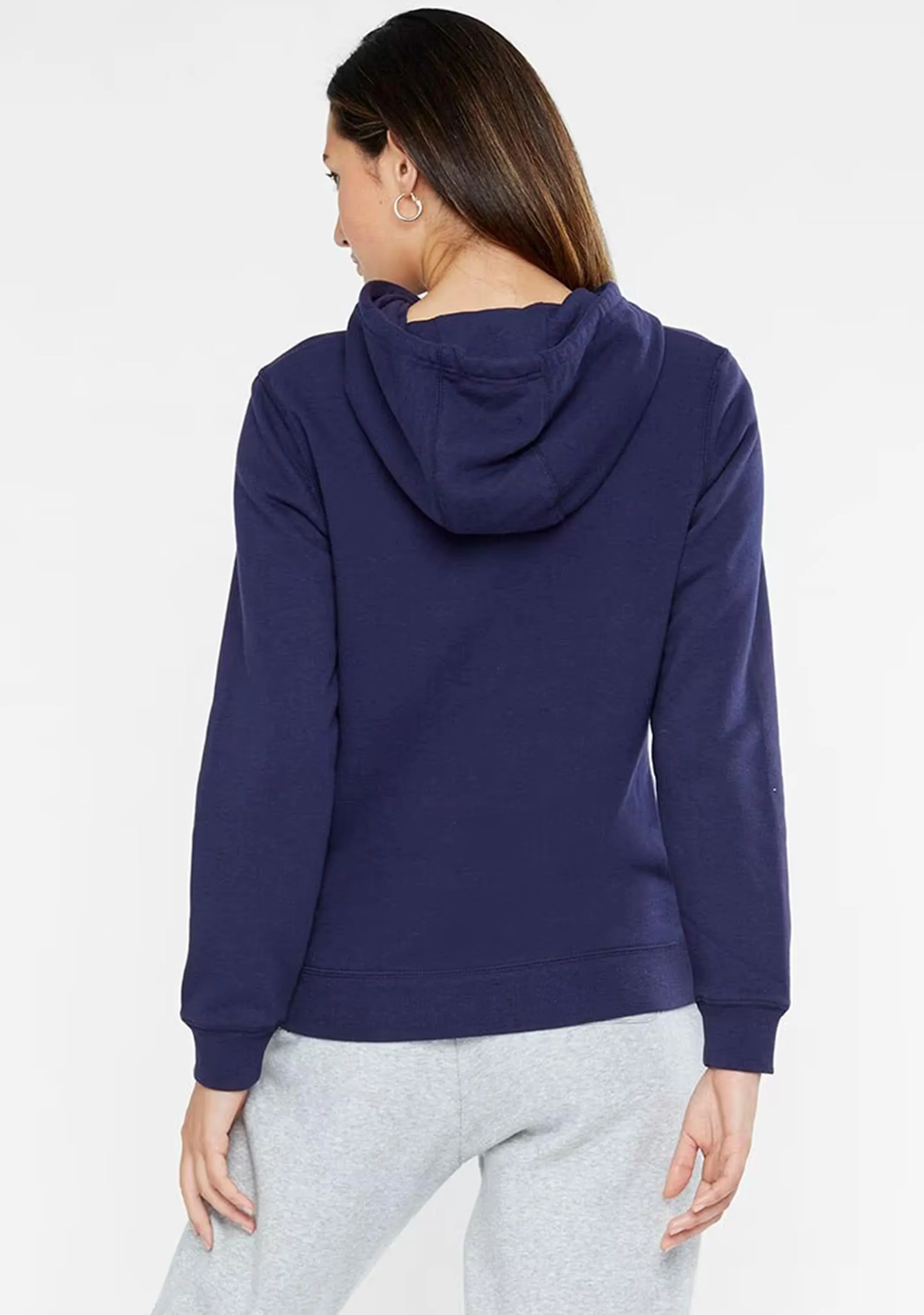 Champion Womens Script Navy Hoodie <br> CWG4N NAV