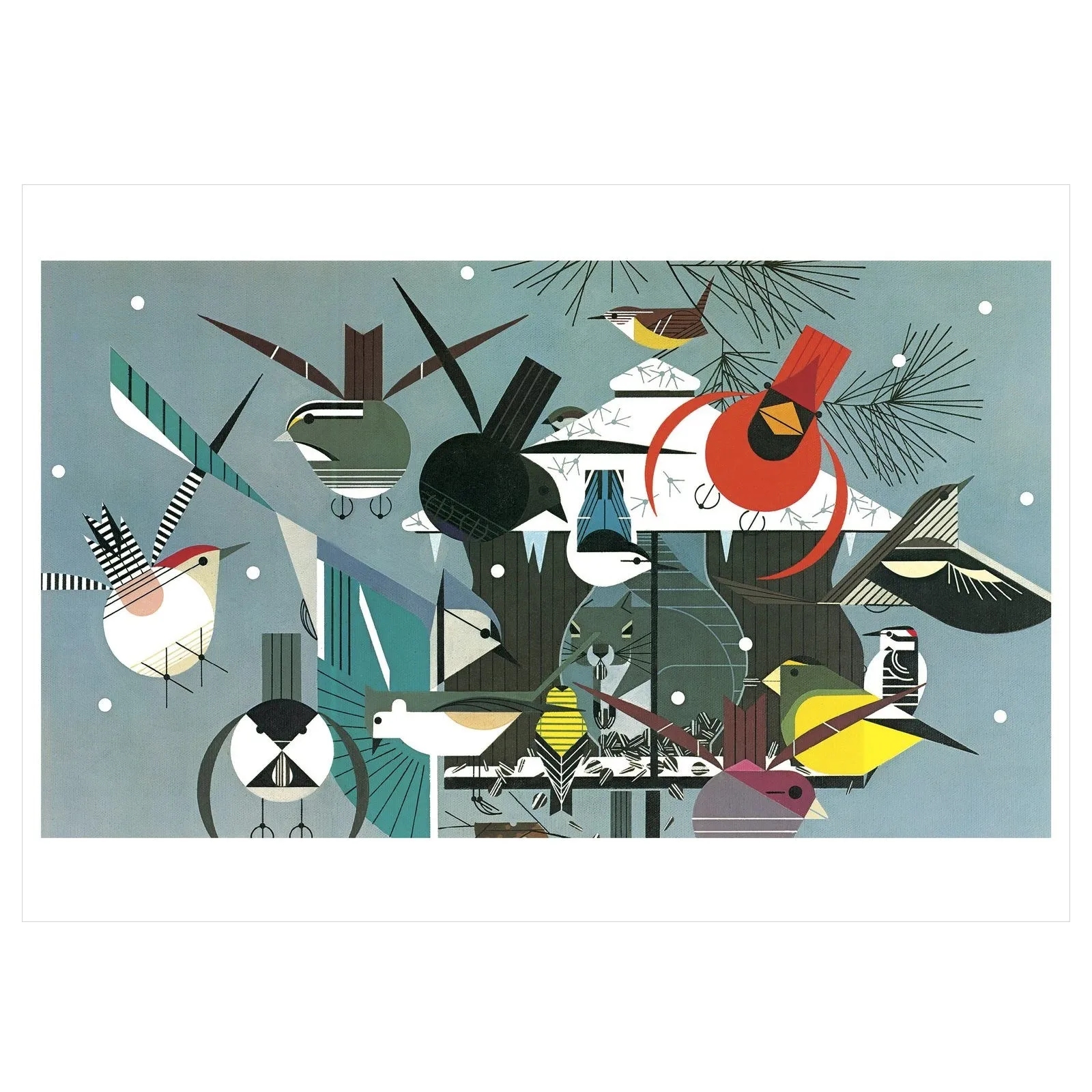 Charley Harper Winter Boxed Holiday Cards