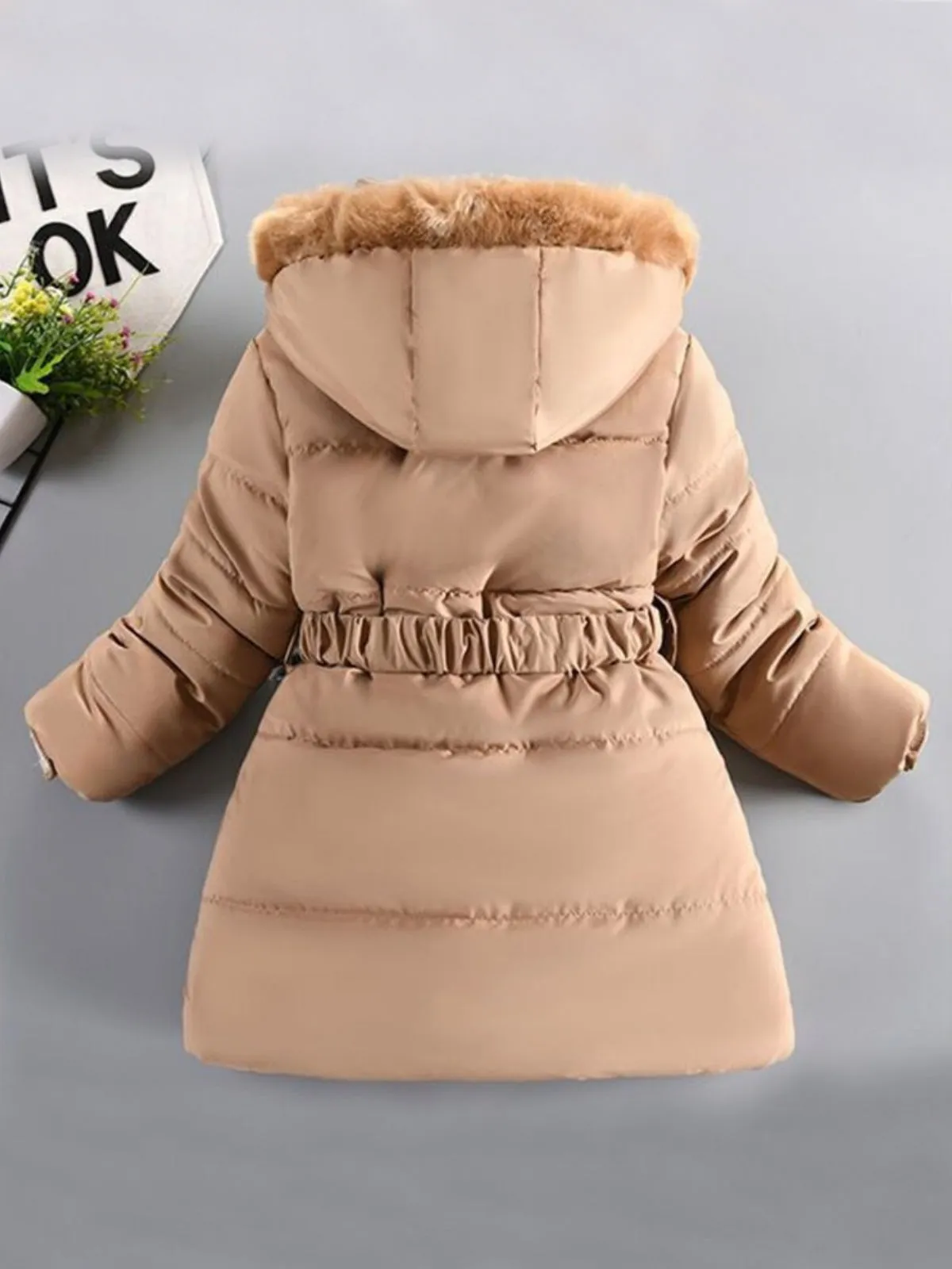 Chill and Chic Pearl Embellished Winter Jacket