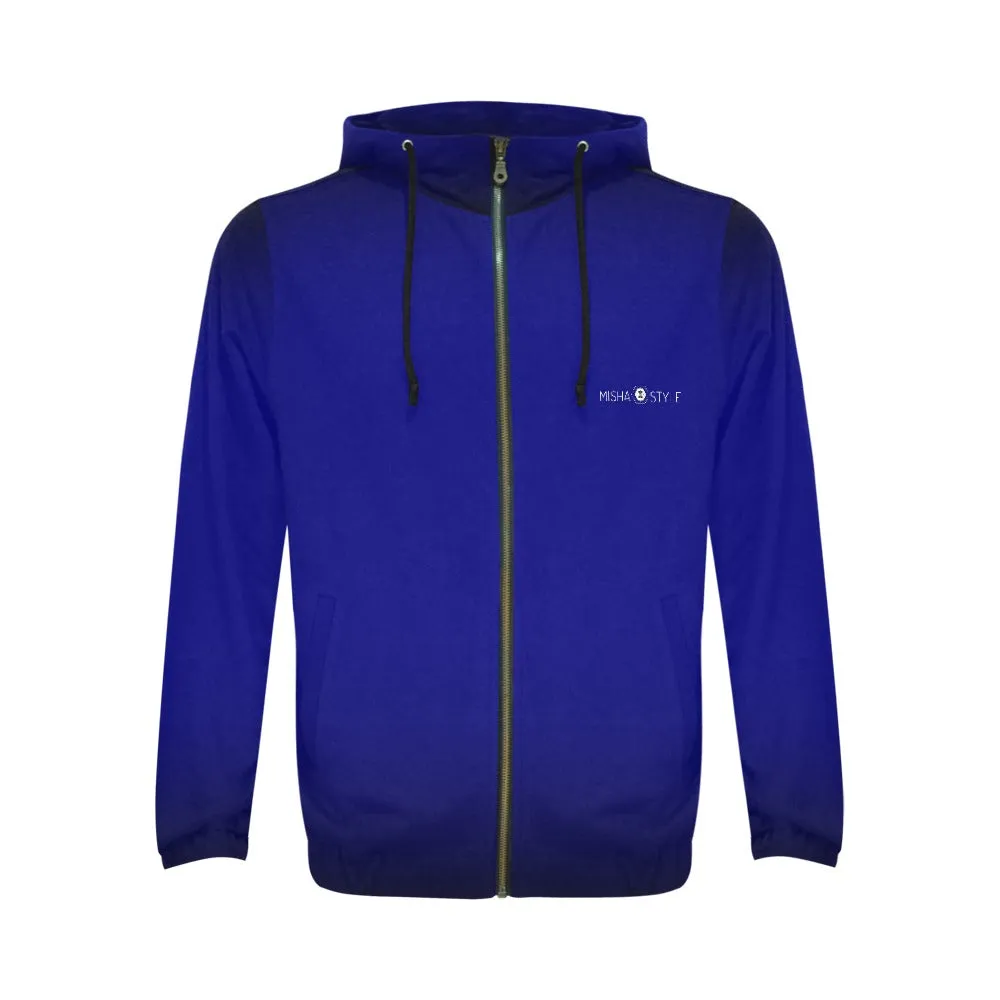 Classic Zip Royal Blue Hoodie