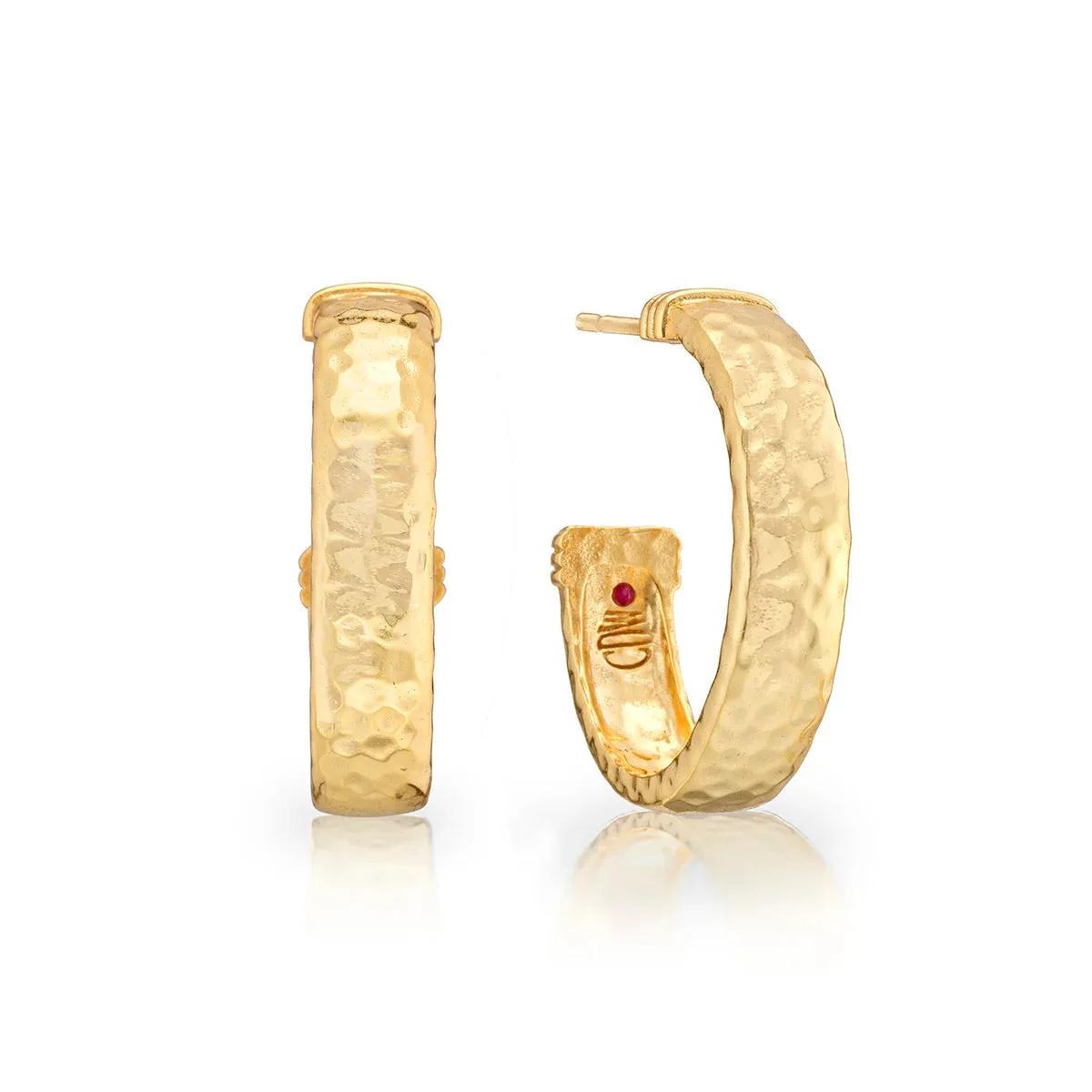 Cleopatra Classic Medium Hoop Earrings