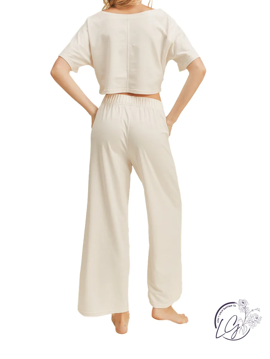 Coastal Charm Wide Leg Pants