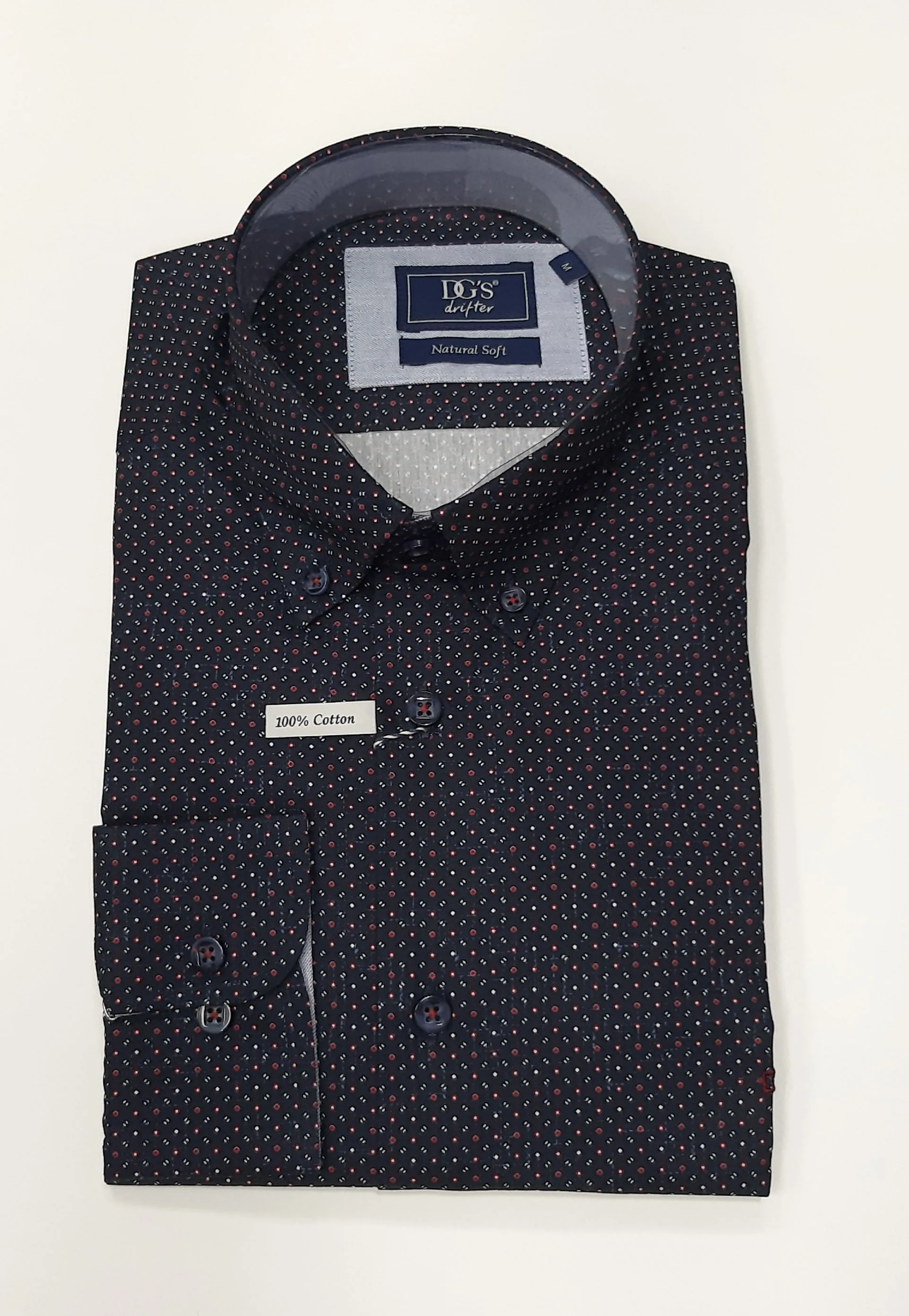 Daniel Grahame Long Sleeve Casual Shirt 78 - Navy