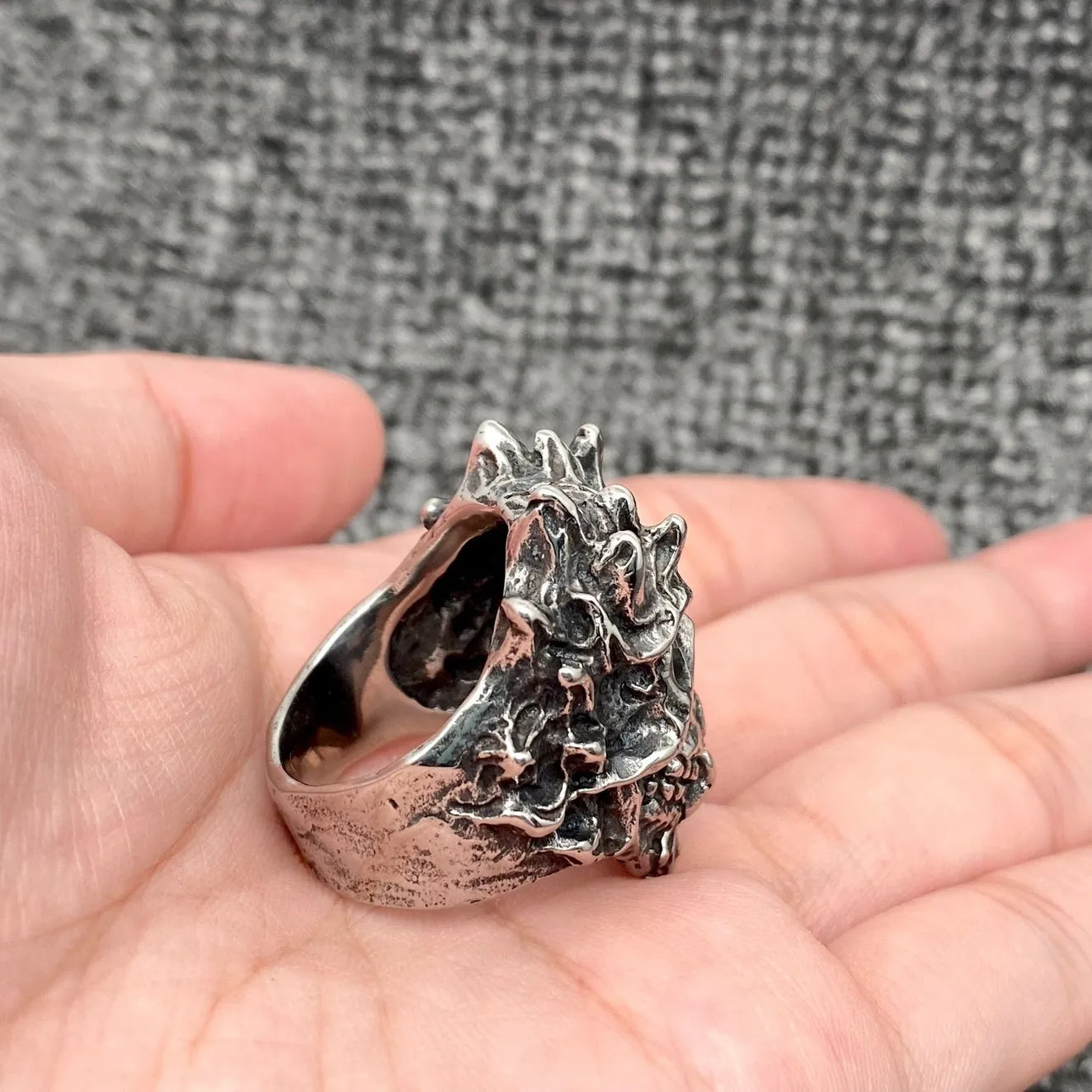 Demon Skull Ring