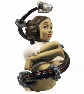 Dirty Leia Custom Vinyl Art Toy by Prime x Strangecat x Forces of Dorkness