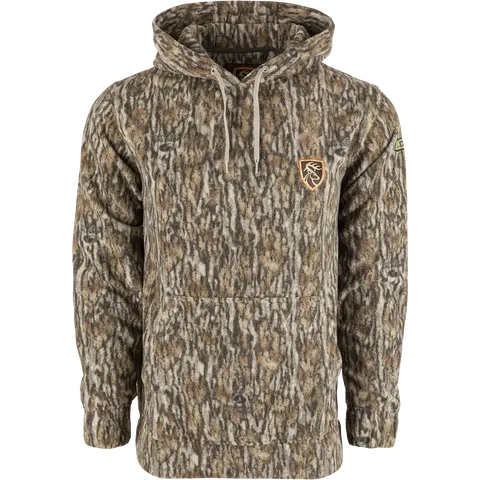 Drake Non Typical Storm Front Fleece Midweight 4-Way Stretch Hoodie