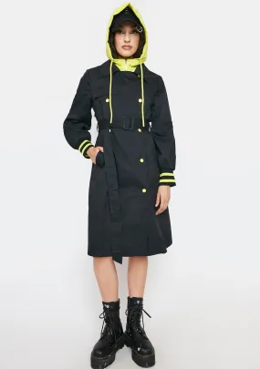 Fair Weather Hoodie Trench Coat