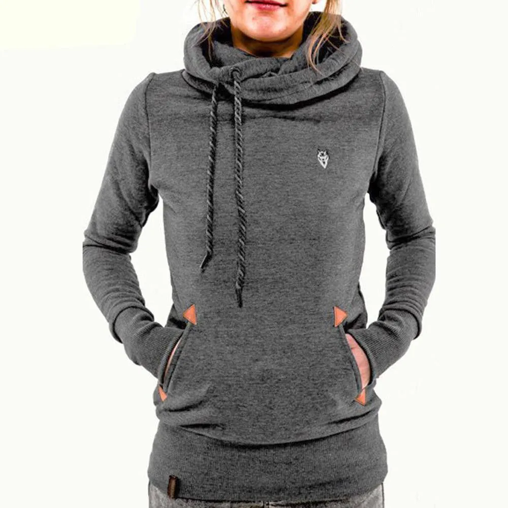 Fashion Fleeces Embroidery Pocket Hoodies