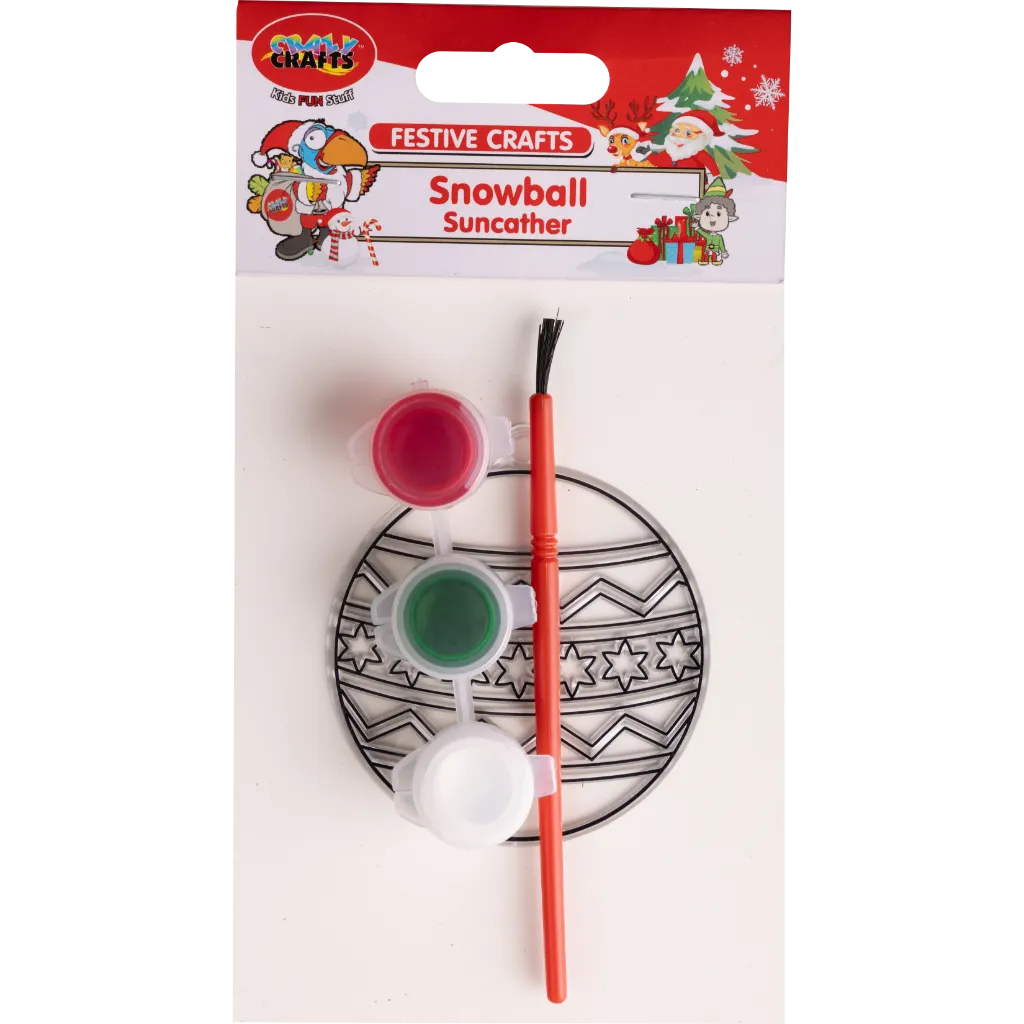 Festive Crafts - Snowball Suncatcher