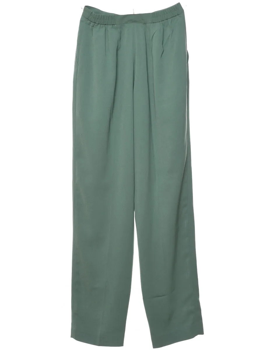 Green Casual Trousers - W26 L33