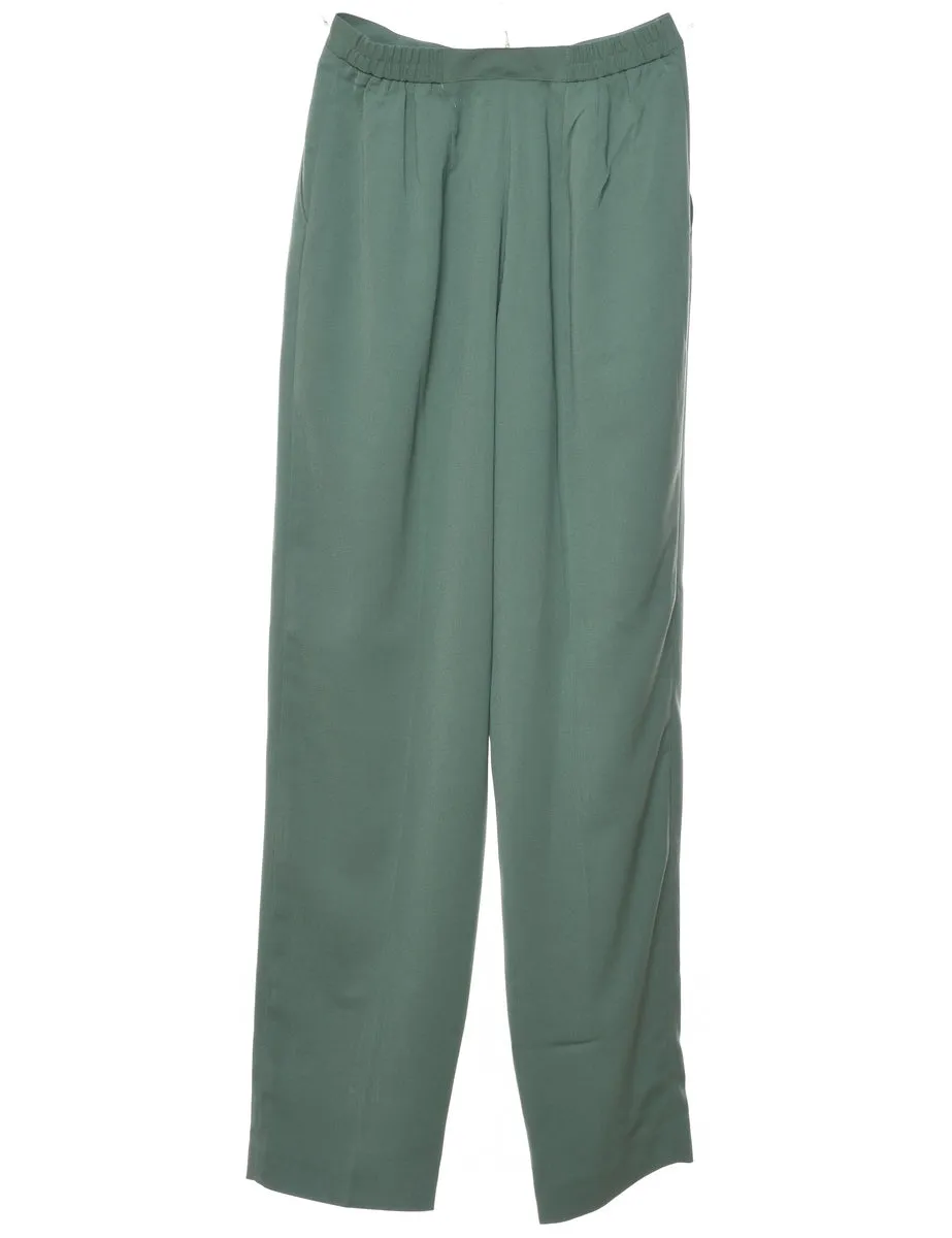 Green Casual Trousers - W26 L33