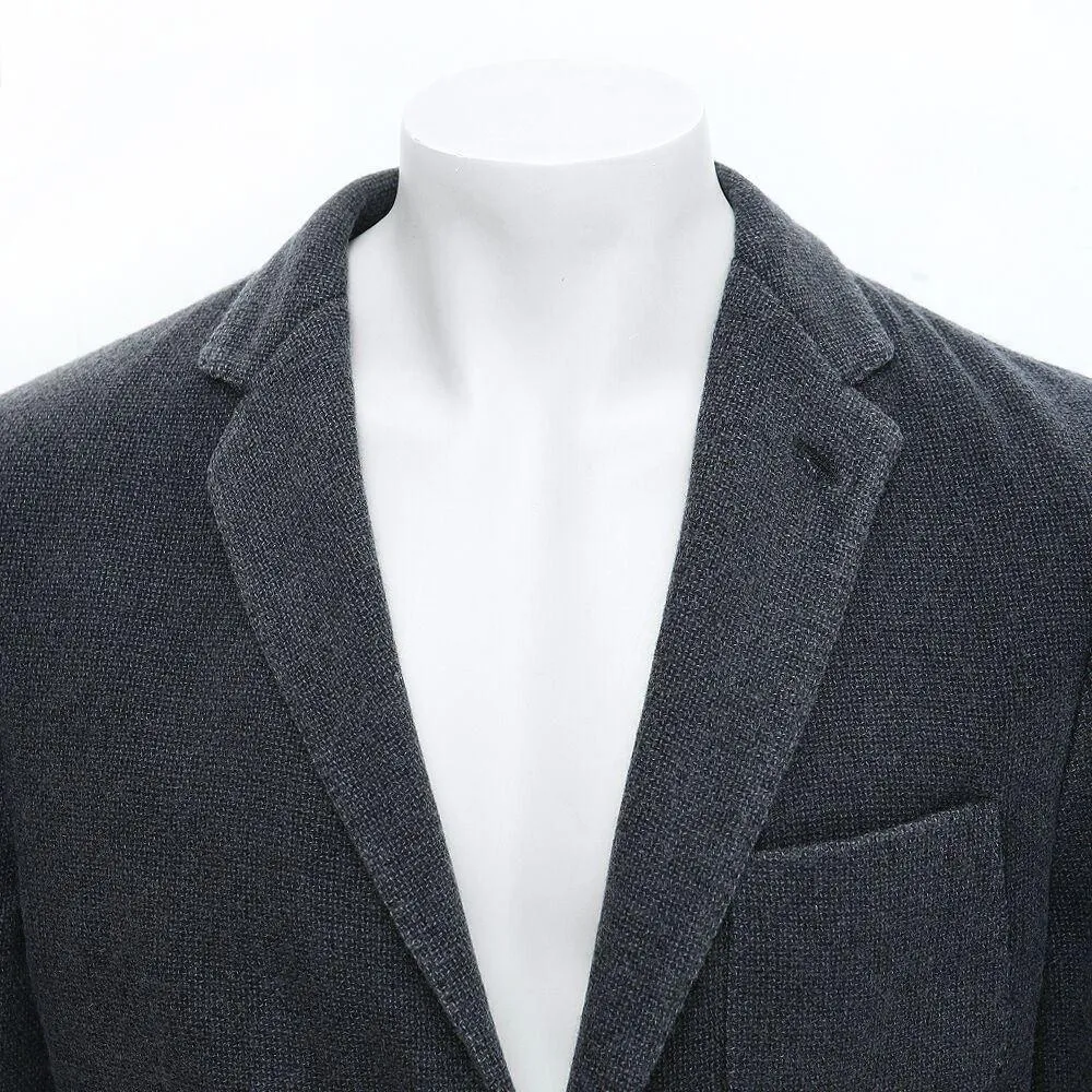 Grey 100% Cashmere Blazer Jacket