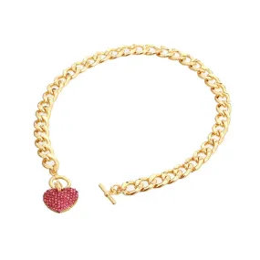 Heart Toggle Necklace