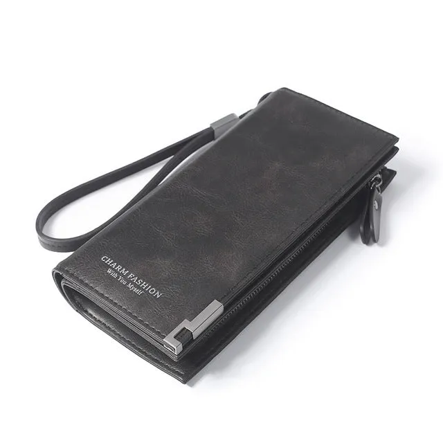 High Capacity Retro Fashion Long Purse