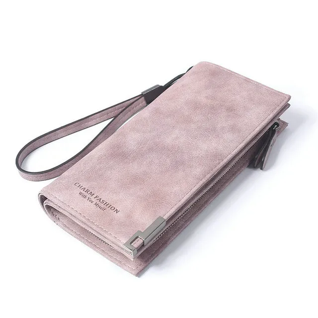 High Capacity Retro Fashion Long Purse