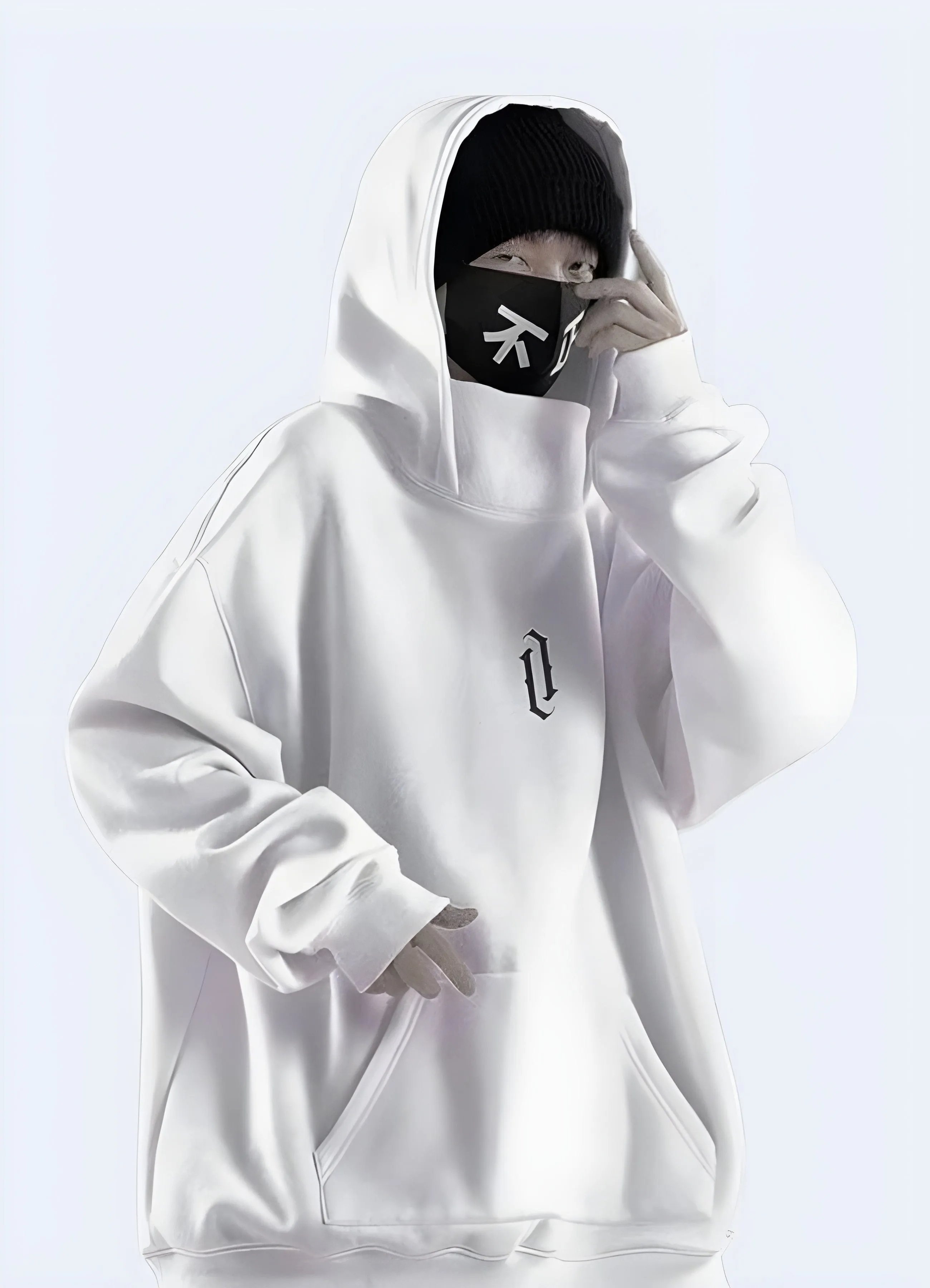 High Collar Hoodie