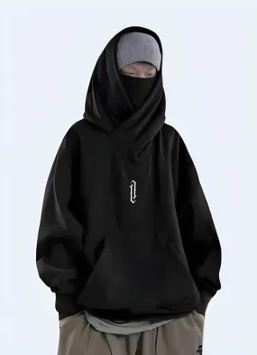 High Collar Hoodie