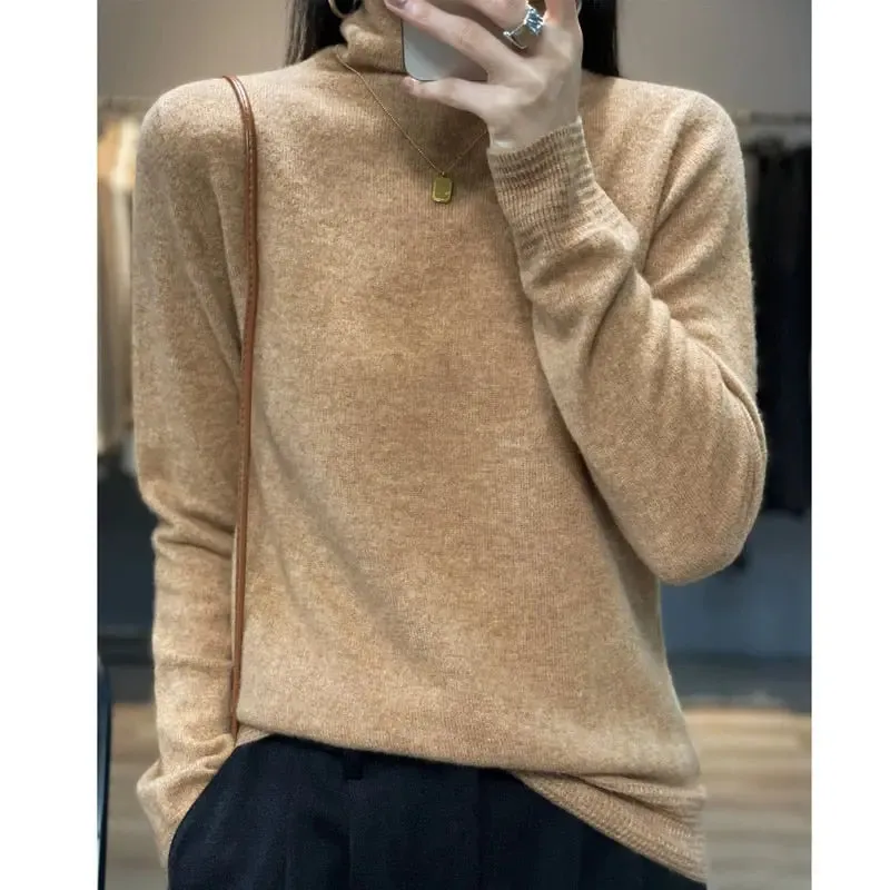 High-Neck Bottoming Shirts women winter clothing