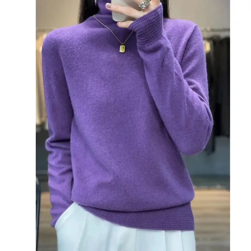 High-Neck Bottoming Shirts women winter clothing