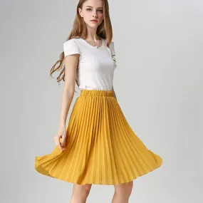 High Waist Chiffon Pleated Tutu Skirts