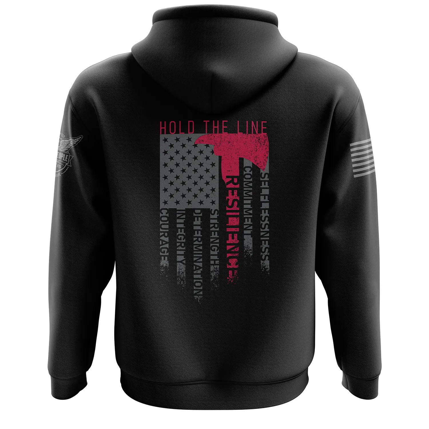 Hold The Line - Fire Rescue Hoodie