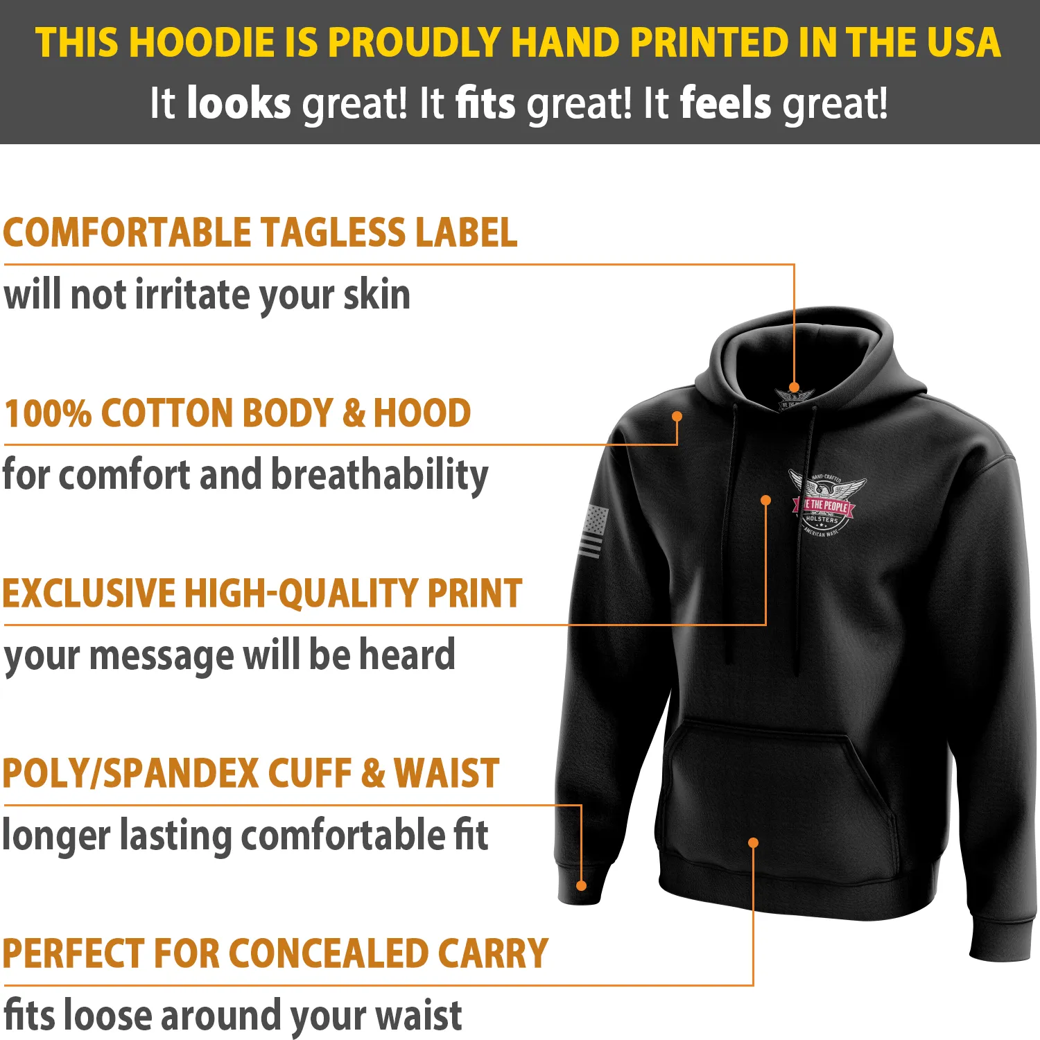 Hold The Line - Fire Rescue Hoodie