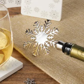 Holiday Snowflake Bottle Stopper