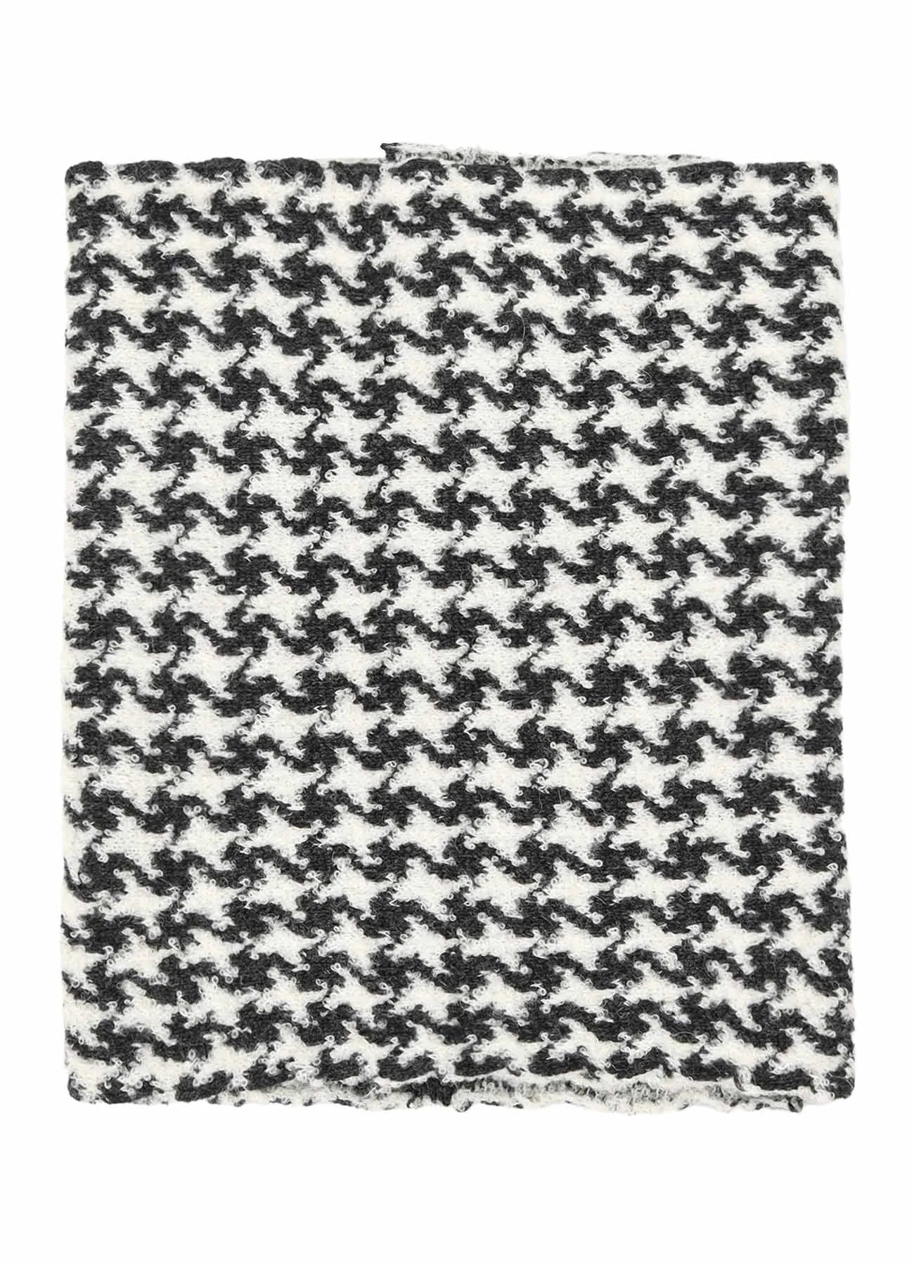 HOUNDSTOOTH L NECK WARMER