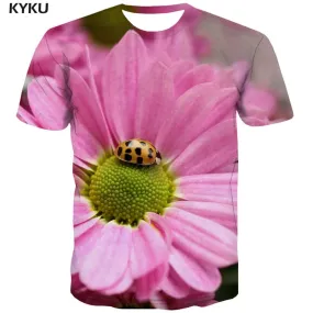 insect shirt plant t shirt 3D men Casual art costume beautiful