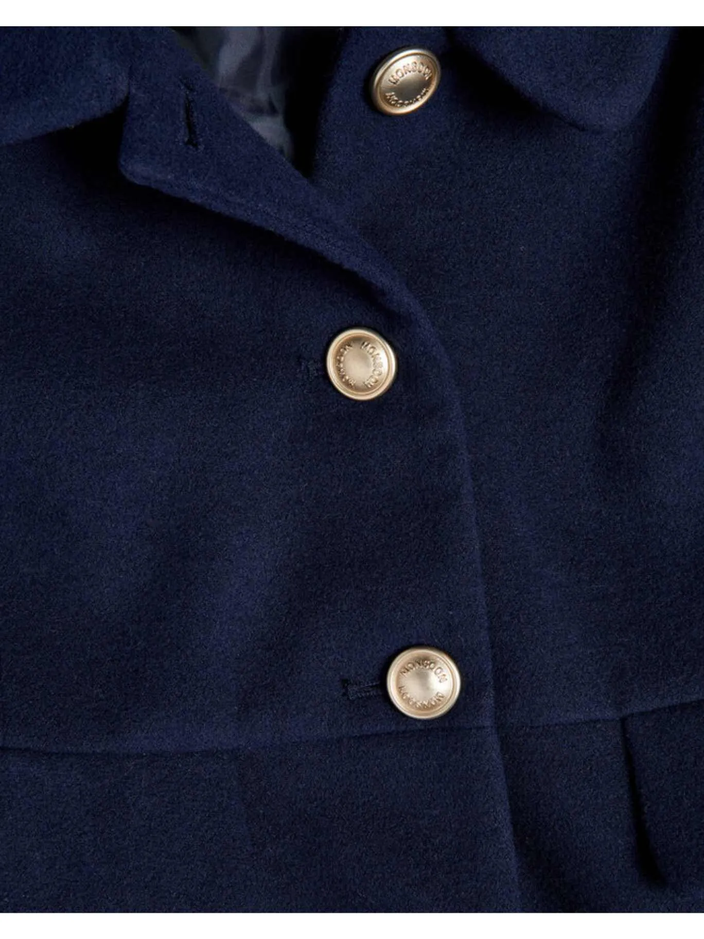 Isadora Navy Trench Coat