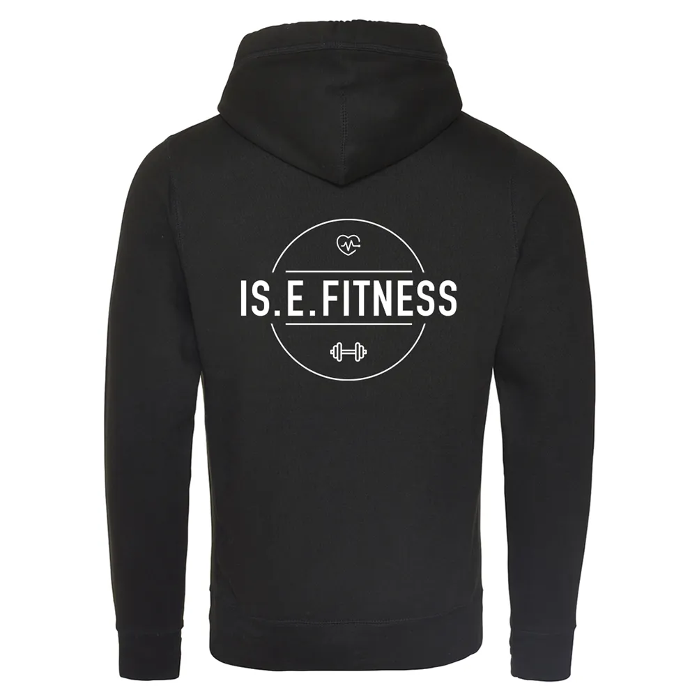 IS.E.FITNESS Cross Over Neck Hoodie