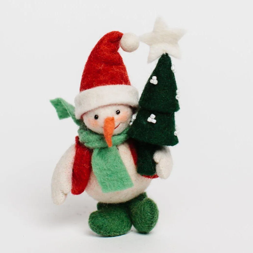 Joyful Days Snowman Ornament