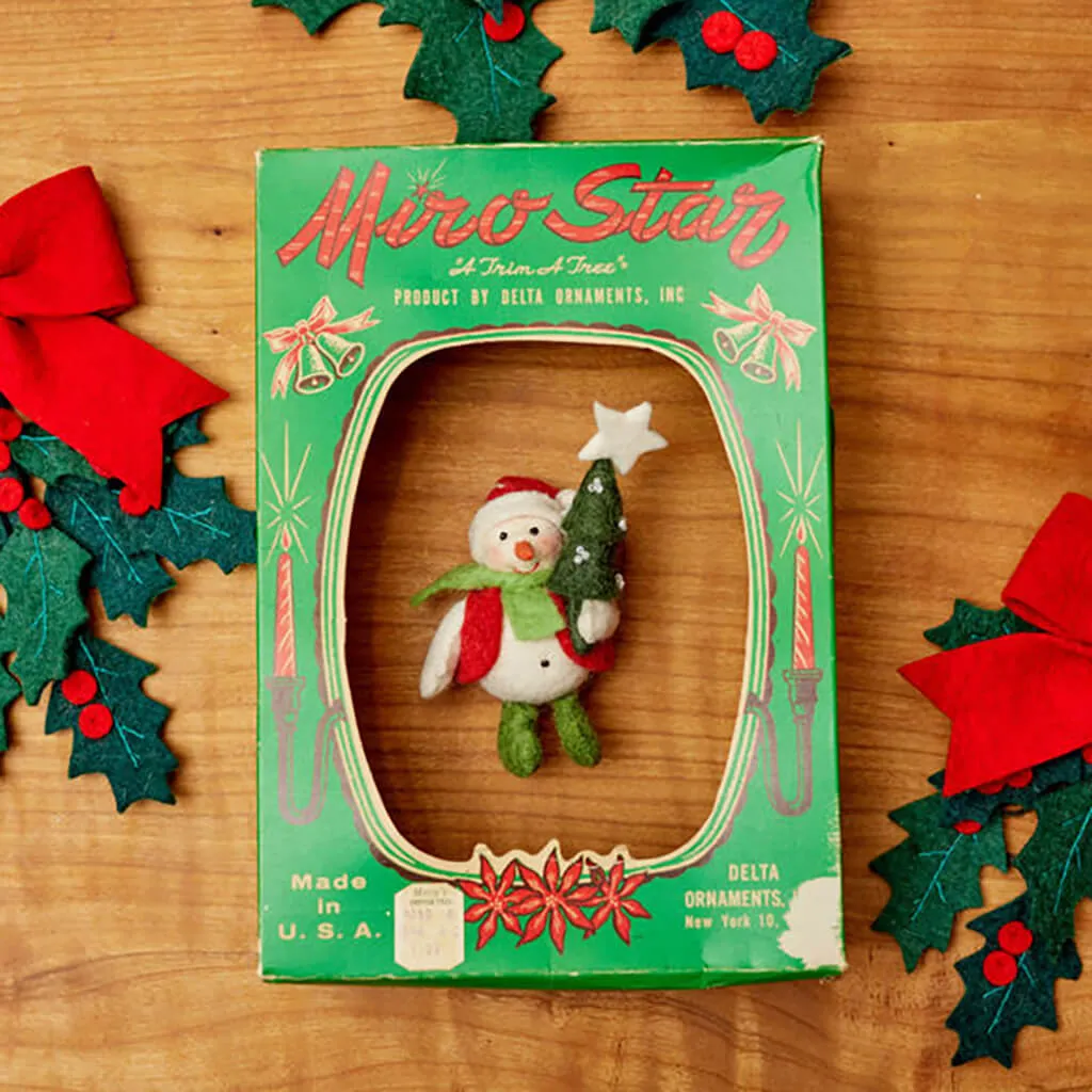 Joyful Days Snowman Ornament